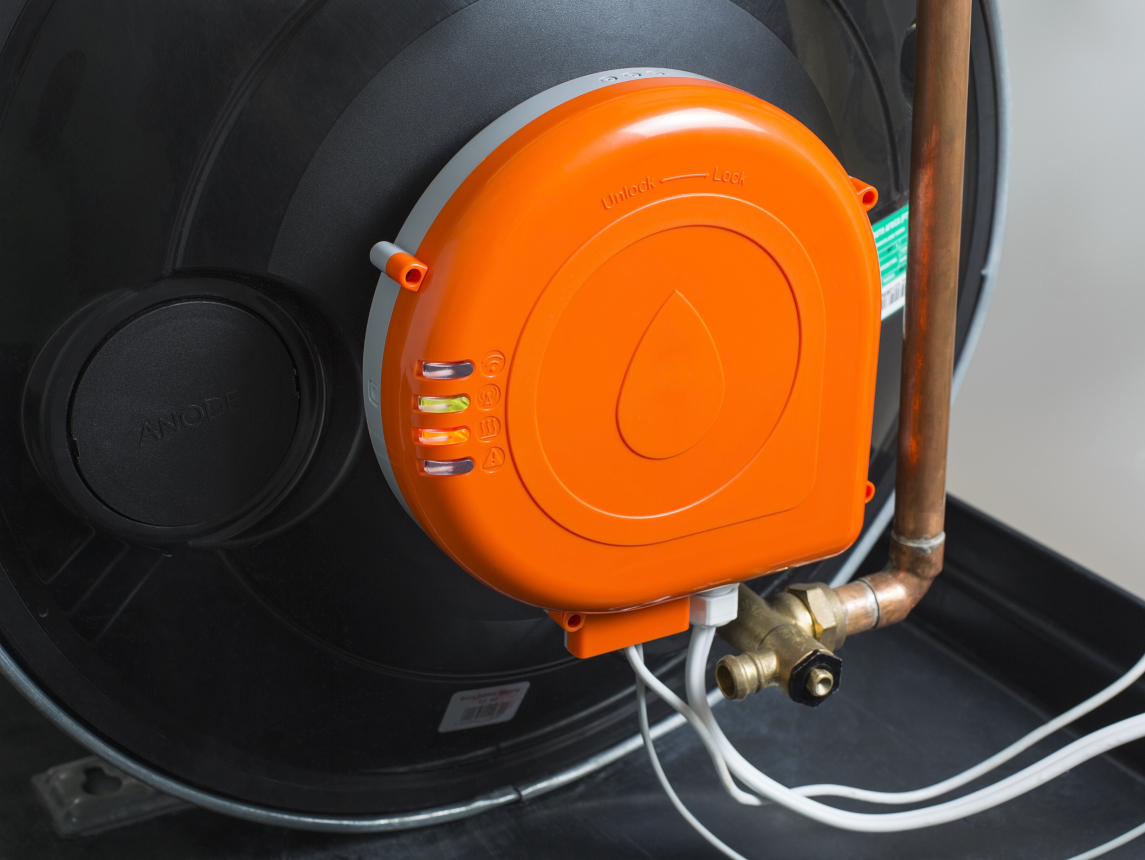 Geyser Connect plugged into a water geyser